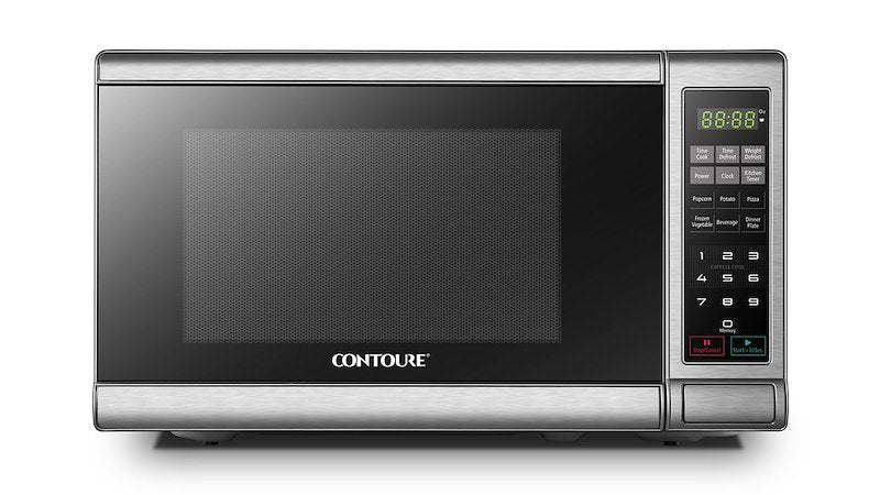 0.7 Cu. Ft. Compact Countertop Microwave Oven in Stainless Steel