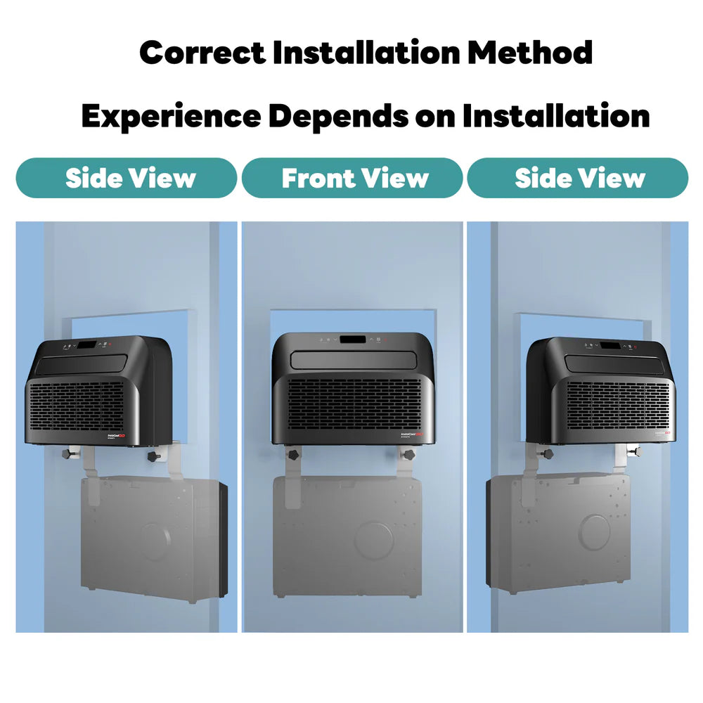 Fogatti InstaCool Go Portable Air Conditioner, 6500 BTU Mini Split, U Shaped