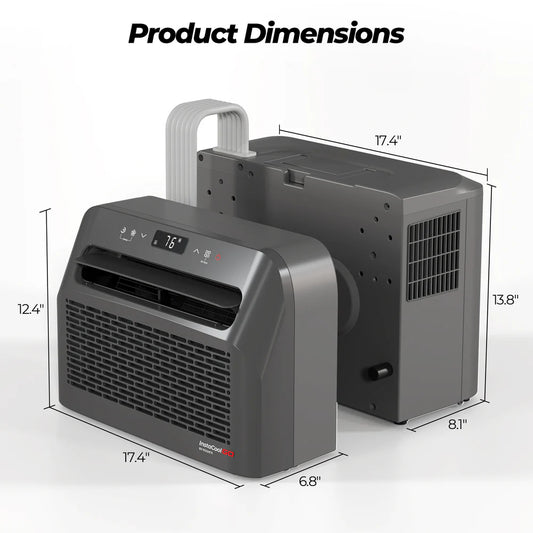 Fogatti InstaCool Go Portable Air Conditioner, 6500 BTU Mini Split, U Shaped
