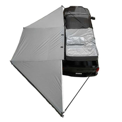 OVS HD Nomadic 180 Degree Awning - Dark Grey with Black Travel Cover Universal