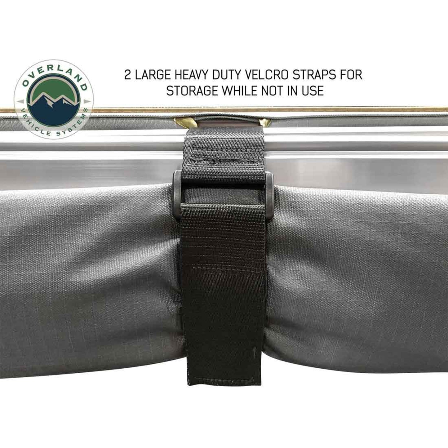 OVS HD Nomadic 180 Degree Awning - Dark Grey with Black Travel Cover Universal
