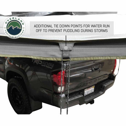 OVS HD Nomadic 180 Degree Awning - Dark Grey with Black Travel Cover Universal