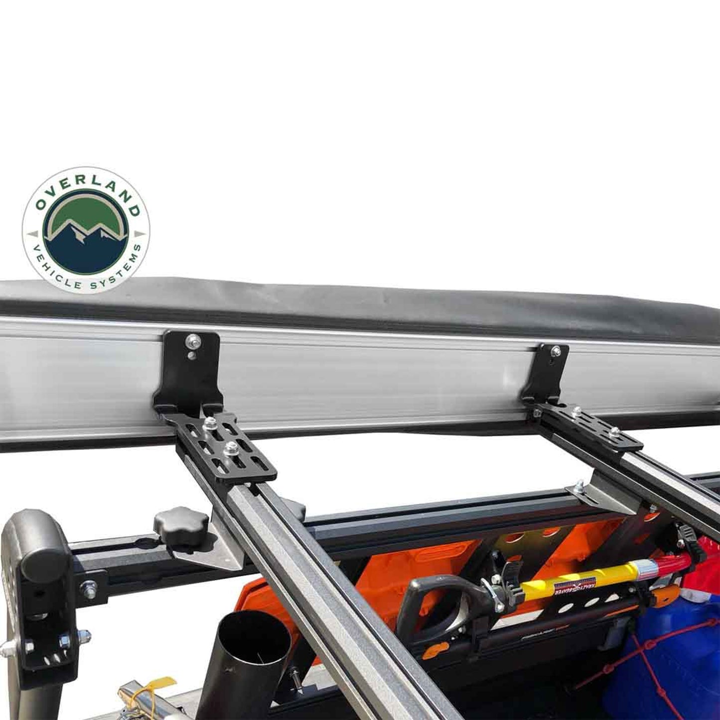 OVS HD Nomadic 270 Degree Awning - Driver Side - Dark Gray Awning with Black Cover