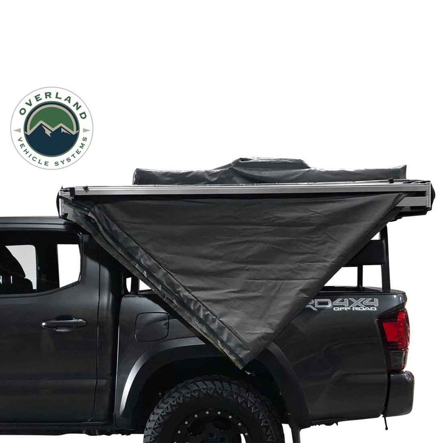 OVS HD Nomadic 270 Degree Awning - Driver Side - Dark Gray Awning with Black Cover