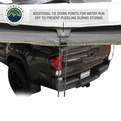 OVS HD Nomadic 270 Degree Awning - Driver Side - Dark Gray Awning with Black Cover