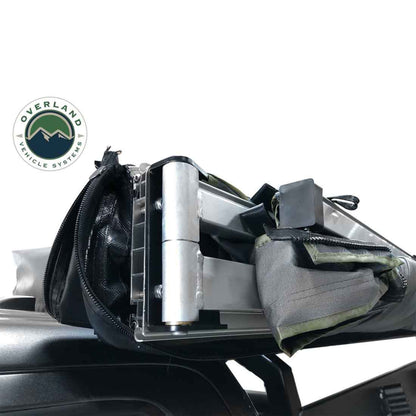 OVS HD Nomadic 270 Degree Awning - Driver Side - Dark Gray Awning with Black Cover