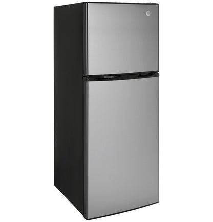GE 9.8 Cu .Ft. 12V DC Top-Freezer Refrigerator (GPV10FSNSB)