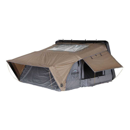 OVS HD Bushveld II Cantilever Hard Shell Roof Top Tent Grey Body & Tan Rainfly