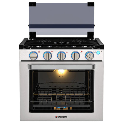 Camplux 21-in RV Stove Gas Range Oven 3 burners 1.8-cu ft Slide-In Liquid Propane Classic