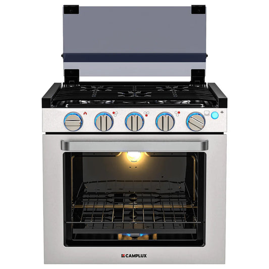 Camplux 21-in RV Stove Gas Range Oven 3 burners 1.8-cu ft Slide-In Liquid Propane Classic