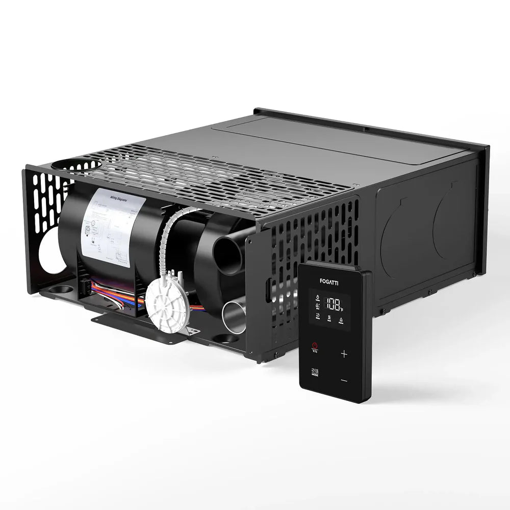 Fogatti 35,000 BTU Quiet LP Gas RV Furnace, Smart Triple Explosion-Proof, Easy Install