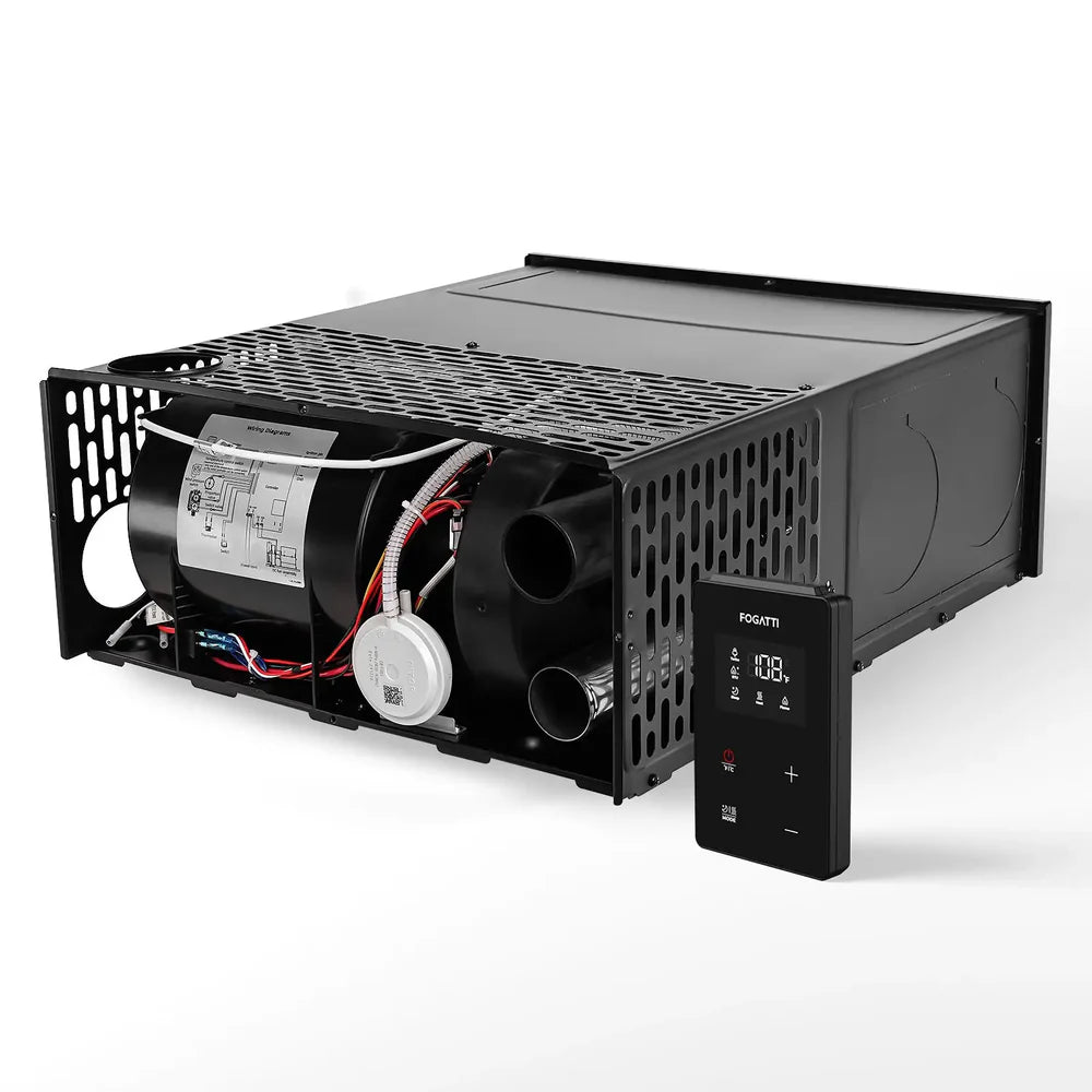 Fogatti 35,000 BTU Quiet LP Gas RV Furnace, Smart Triple Explosion-Proof, Easy Install