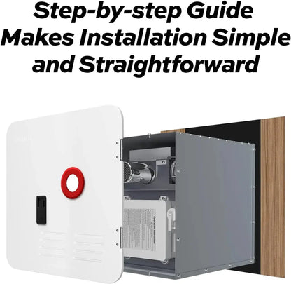 Fogatti RV Tankless Water Heater Door - 18 x 18 inches - White