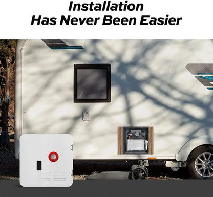 Fogatti RV Tankless Water Heater Door - 18 x 18 inches - White