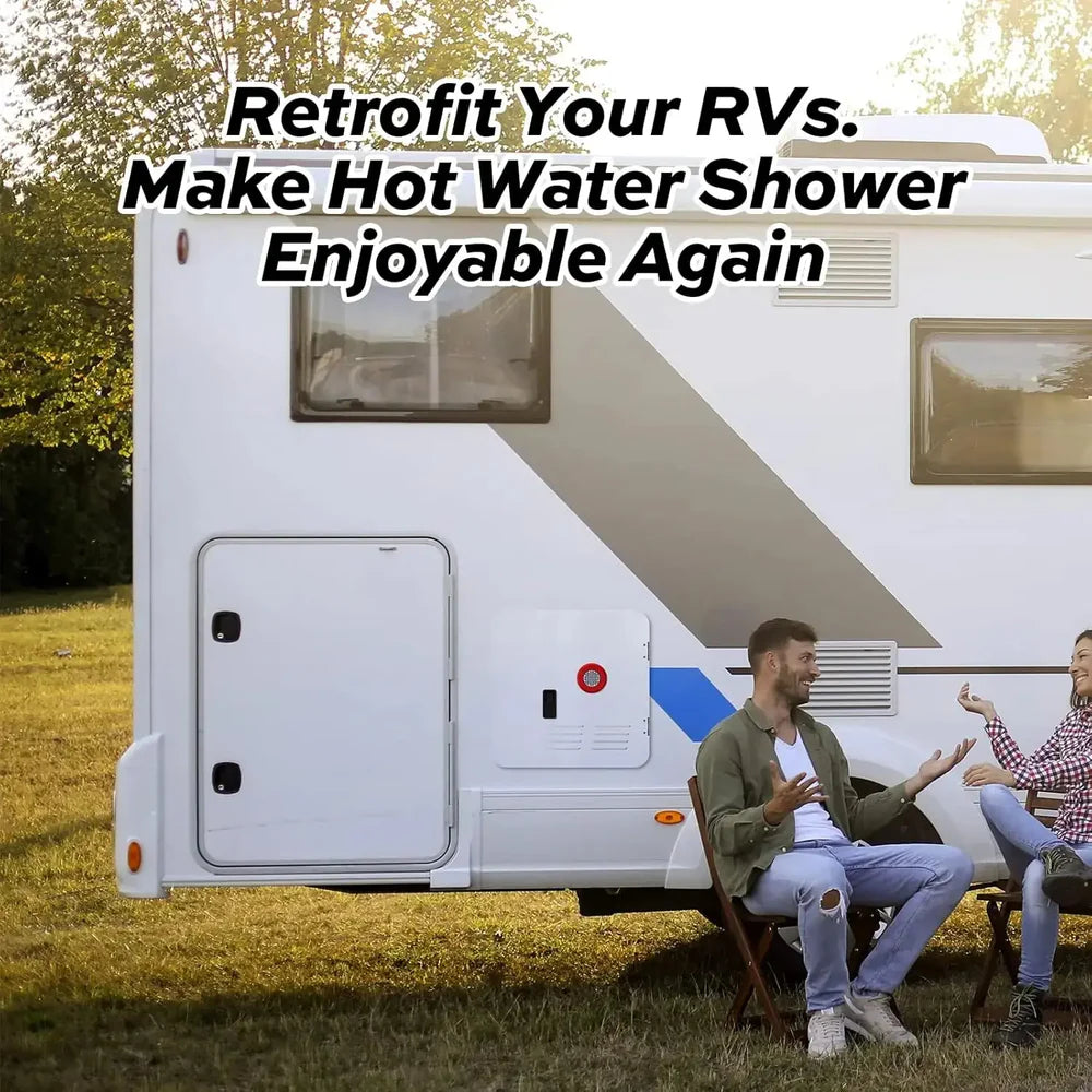 Fogatti RV Tankless Water Heater Door - 18 x 18 inches - White