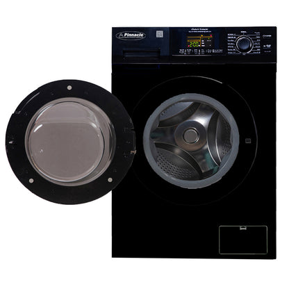 Pinnacle 1.62 cu.ft. / 15 lbs All-in-One Combo Washer Dryer with Pet Cycle – Black