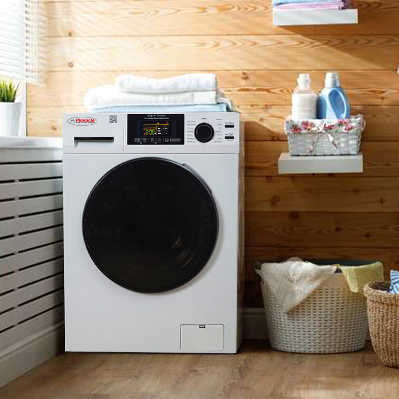 Pinnacle 1.62 cu.ft. / 15 lbs All-in-One Washer Dryer with Pet Cycle (23-4800 W) – White