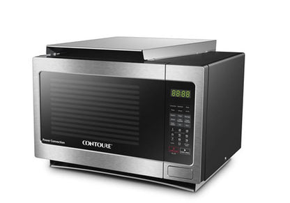 1.1 Cu. Ft. Convection Microwave Oven with Smart Air Fry – Stainless Steel Multi-Function Appliance