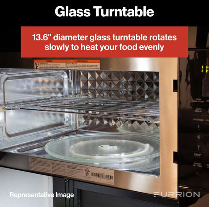 Furrion 1.5 cu. ft. Stainless Steel Over-the-Range RV Convection Microwave