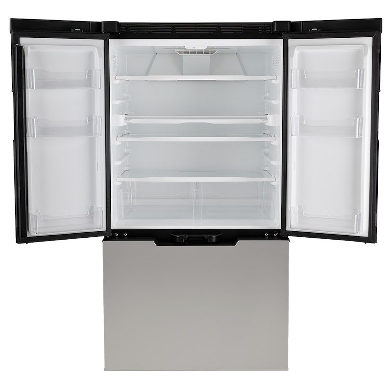 Norcold Polar Elite 12V Compressor RV Refrigerator – N15DCSS, 15 Cu. Ft., Stainless Steel