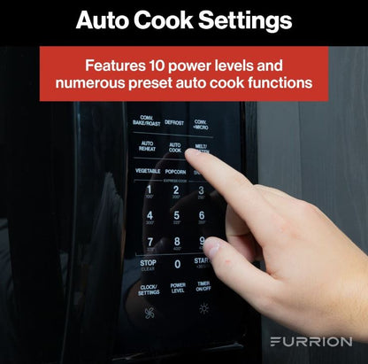 Furrion 1.5 cu. ft. Stainless Steel Over-the-Range RV Convection Microwave