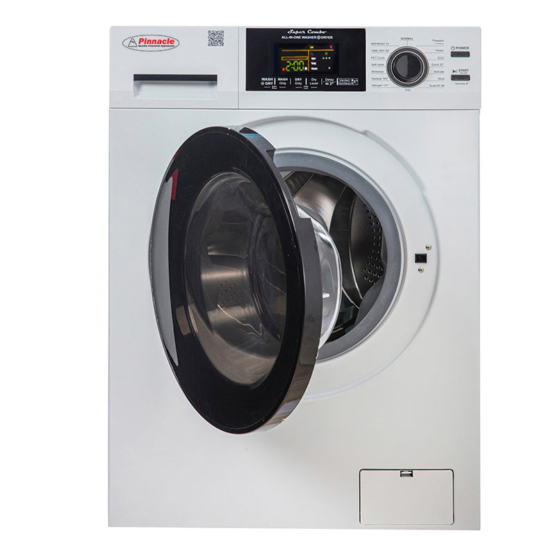 Pinnacle 1.62 cu.ft. / 15 lbs All-in-One Washer Dryer with Pet Cycle (23-4800 W) – White
