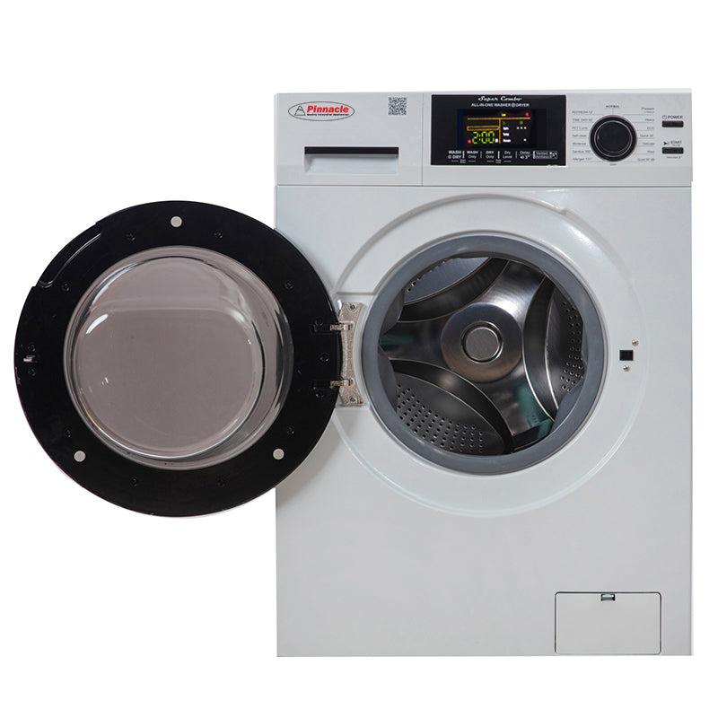 Pinnacle 1.62 cu.ft. / 15 lbs All-in-One Washer Dryer with Pet Cycle (23-4800 W) – White