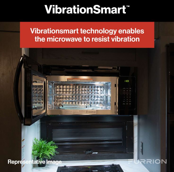 Furrion 1.5 cu. ft. Stainless Steel Over-the-Range RV Convection Microwave