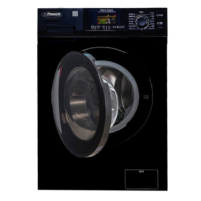 Pinnacle 1.62 cu.ft. / 15 lbs All-in-One Combo Washer Dryer with Pet Cycle – Black
