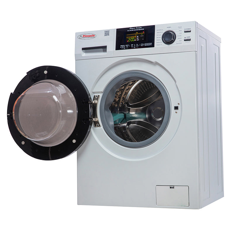 Pinnacle 1.62 cu.ft. / 15 lbs All-in-One Washer Dryer with Pet Cycle (23-4800 W) – White