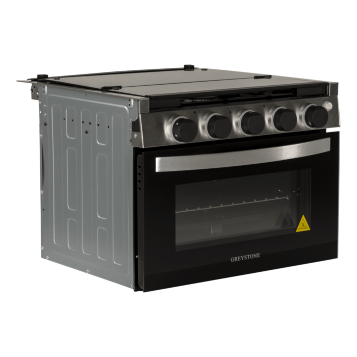 Greystone® by Furrion 17" Black Gas RV Range with 12V Connection (CF-RV17B)