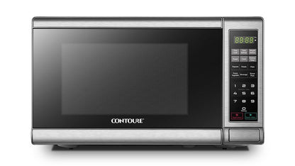 0.7 Cu. Ft. Compact Countertop Microwave Oven in Stainless Steel