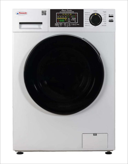 Pinnacle 1.62 cu.ft. / 15 lbs All-in-One Washer Dryer with Pet Cycle – White