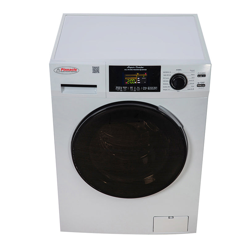 Pinnacle 1.62 cu.ft. / 15 lbs All-in-One Washer Dryer with Pet Cycle (23-4800 W) – White