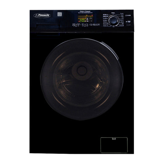 Pinnacle 1.62 cu.ft. / 15 lbs All-in-One Combo Washer Dryer with Pet Cycle – Black