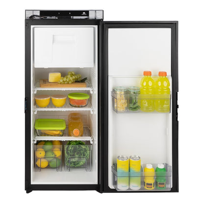 Norcold 3 Cu. Ft. Left-Hand DC Refrigerator – Black Trim