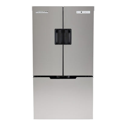 Norcold Polar Elite 12V Compressor RV Refrigerator – N15DCSS, 15 Cu. Ft., Stainless Steel