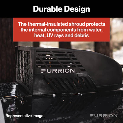 Furrion Chill HE 1500 BTU RV Roof Air Conditioner – Black (R32)