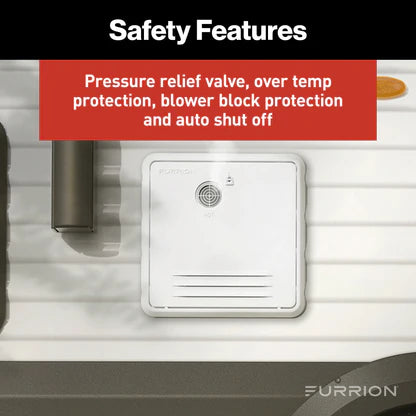 Furrion Tankless Gas Water Heater with Antifreeze Protection – 2.4 GPM, White (#FWH09AFA-AM)