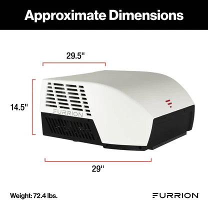 Furrion Chill Cube 18K BTU RV Rooftop Air Conditioner – White, Non-Ducted