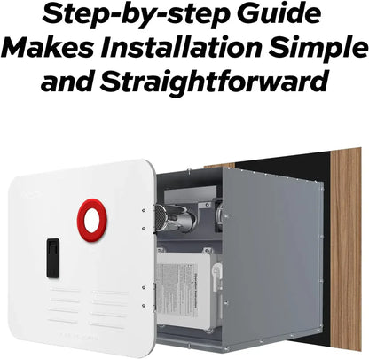 Fogatti RV Tankless Water Heater Door - 15 x 18 inches - Black