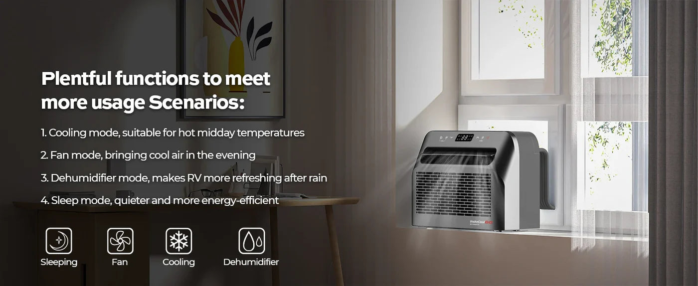 Fogatti InstaCool Go Portable Air Conditioner, 6500 BTU Mini Split, U Shaped