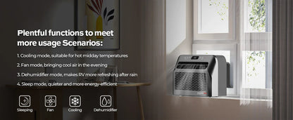 Fogatti InstaCool Go Portable Air Conditioner, 6500 BTU Mini Split, U Shaped