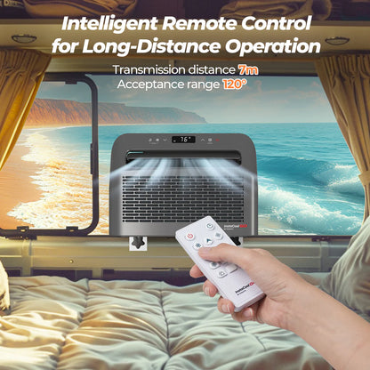 Fogatti InstaCool Go Portable Air Conditioner, 6500 BTU Mini Split, U Shaped