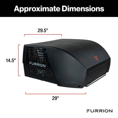 Furrion Chill® Cube 18K BTU Variable Speed Ducted RV Rooftop Air Conditioner (R32) – Black