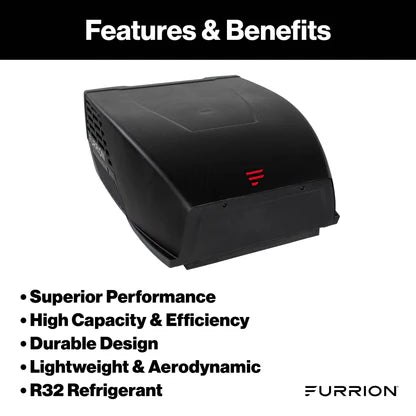 Furrion Chill HE RV Roof Air Conditioner 13,500 BTU - Black