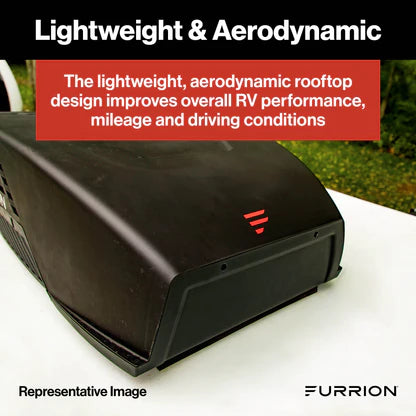 Furrion Chill HE 1500 BTU RV Roof Air Conditioner – Black (R32)