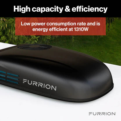 Furrion Chill® HE Low-Profile RV Rooftop Air Conditioner with Heat Pump (R32) 13500 –  Black