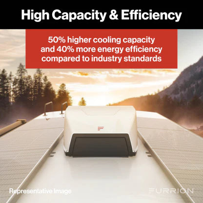 Furrion Chill HE 1500 BTU RV Roof Air Conditioner – White (R32)