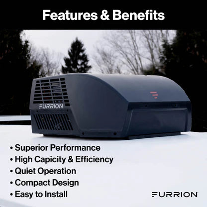 Furrion Chill® Cube 18K BTU Variable Speed Ducted RV Rooftop Air Conditioner (R32) – Black